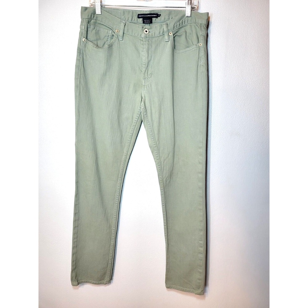 Ralph Lauren Sport Thompson 650 Franklin Blue Denim 32X30 5‎ Pocket Straight Leg